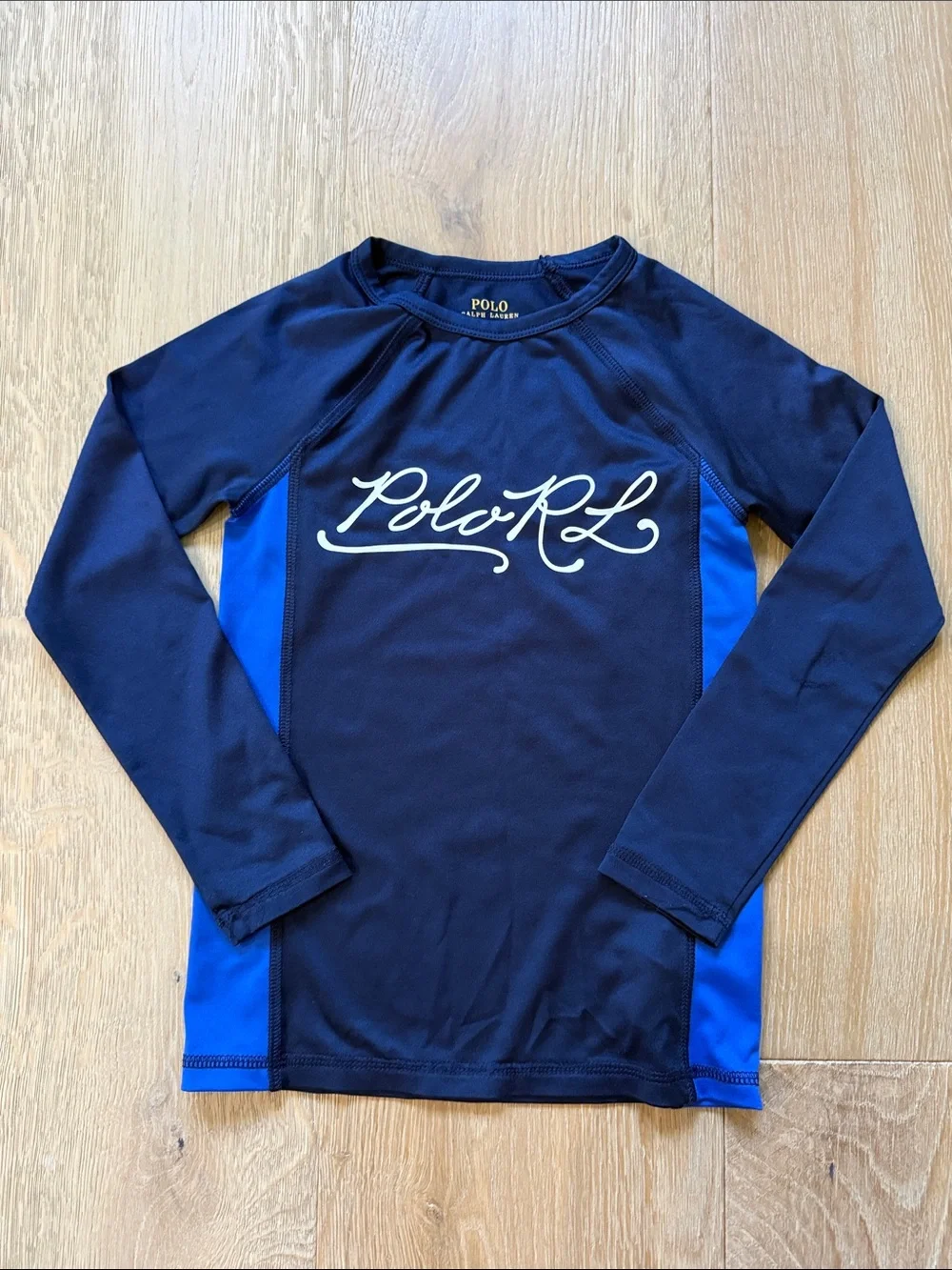 Polo by Ralph Lauren Navy & Royal Blue Long-Sleeve Tee